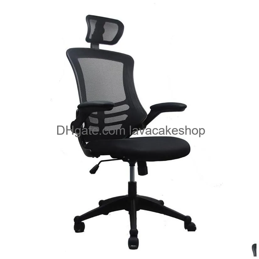 us stock commercial furniture modern highback mesh executive office chair with headrest and flipup arms black a35