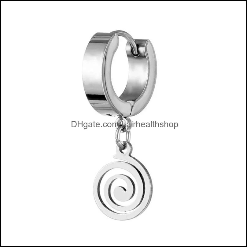 316l stainless steel body piercing jewelry dangle earring hoops star butterfly pendant hoop earrings for men and women