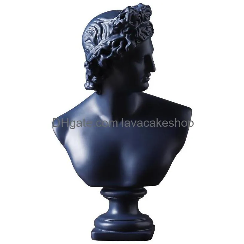 european resin david venus head statue home livingroom goddess sculpture figurines decoration office desktop furnishing crafts t200331