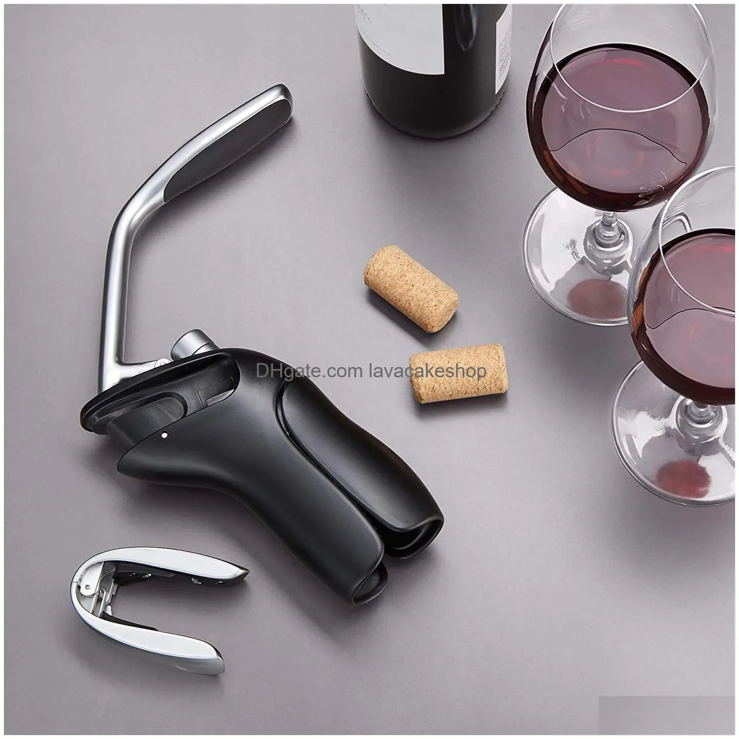 mintiml vertical lever corkscrew bottle openers foil cutter wine tool set cork drill lifter kit wine opener bar lever corkscrew 201201