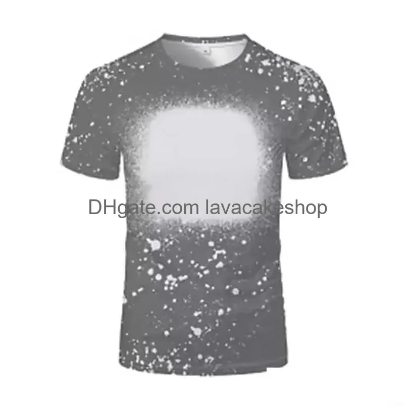 10 colors sublimation shirts for men women party supplies heat transfer blank diy shirt tshirts wholesale inventory 0607