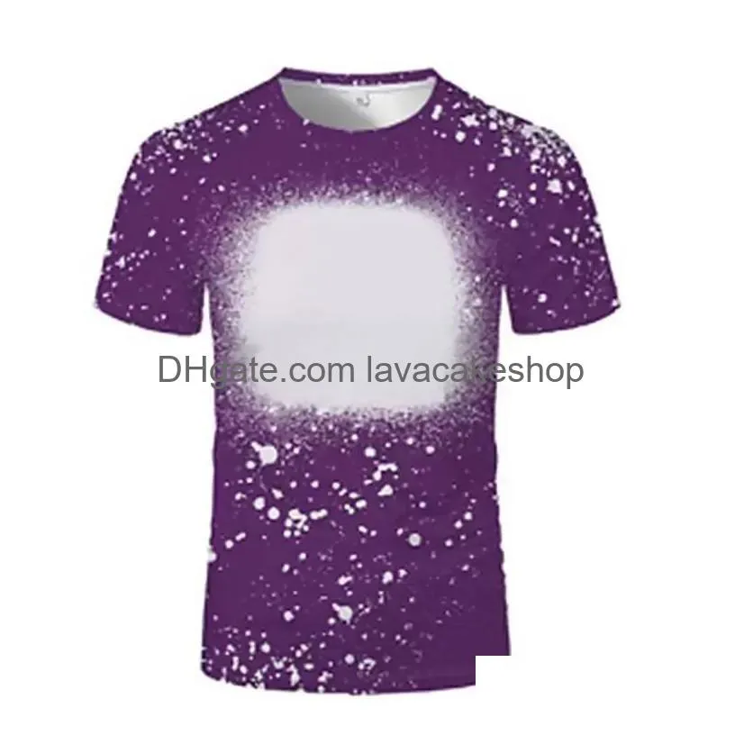 10 colors sublimation shirts for men women party supplies heat transfer blank diy shirt tshirts wholesale inventory 0607