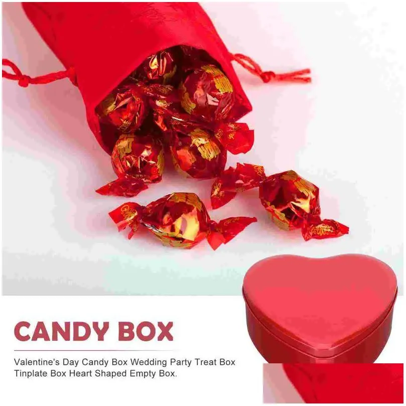 gift wrap 10pcs heart shaped candy box delicate wedding packing empty case