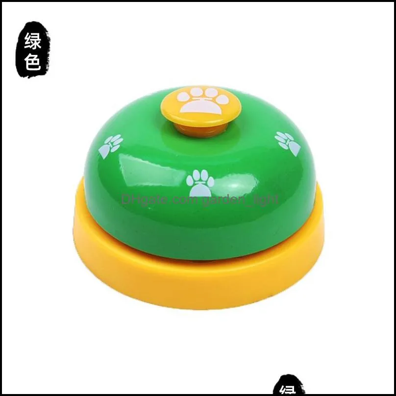 dogs cats pets bell ringer products phonation footprint print dog trainer supplies colorful iron plastic catsupplie 3hha m2