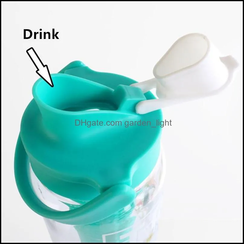 water bottles 750ml/900ml fruit juice infuser bottle plastic portable for sport drinking