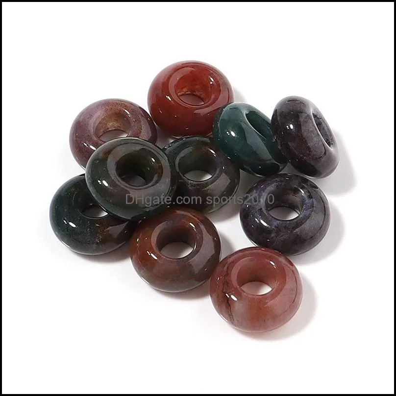 10mm loose beads stone 4mm hole natural rose quartz turquoise stone naked stones diy jewelry sports2010