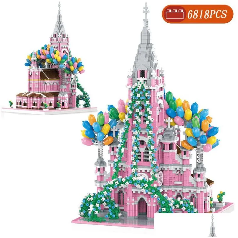 blocks moc 6369pcs city magic medieval castle mini model building micro architecture assemble bricks toys for children gift 221109