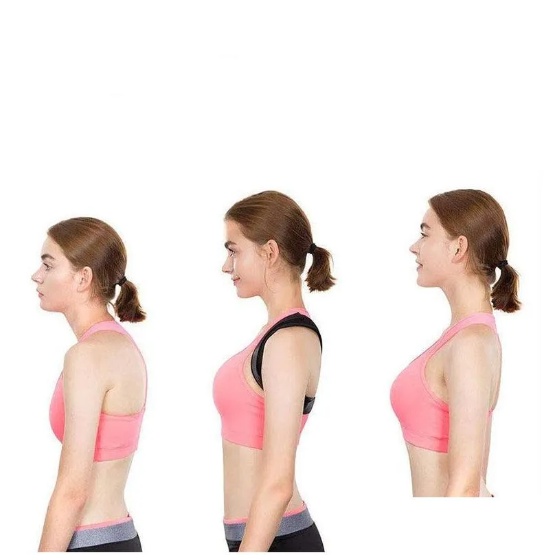 sports toys medical adjustable clavicle posture corrector men woemen upper back brace shoulder lumbar support belt corset postures