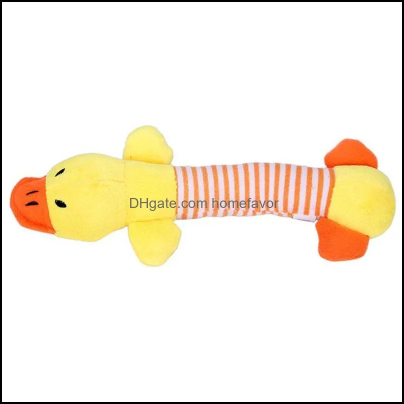 cute dog toy pet puppy plush teether sound chew squeaker squeaky pig elephant duck toys lovely pet toys