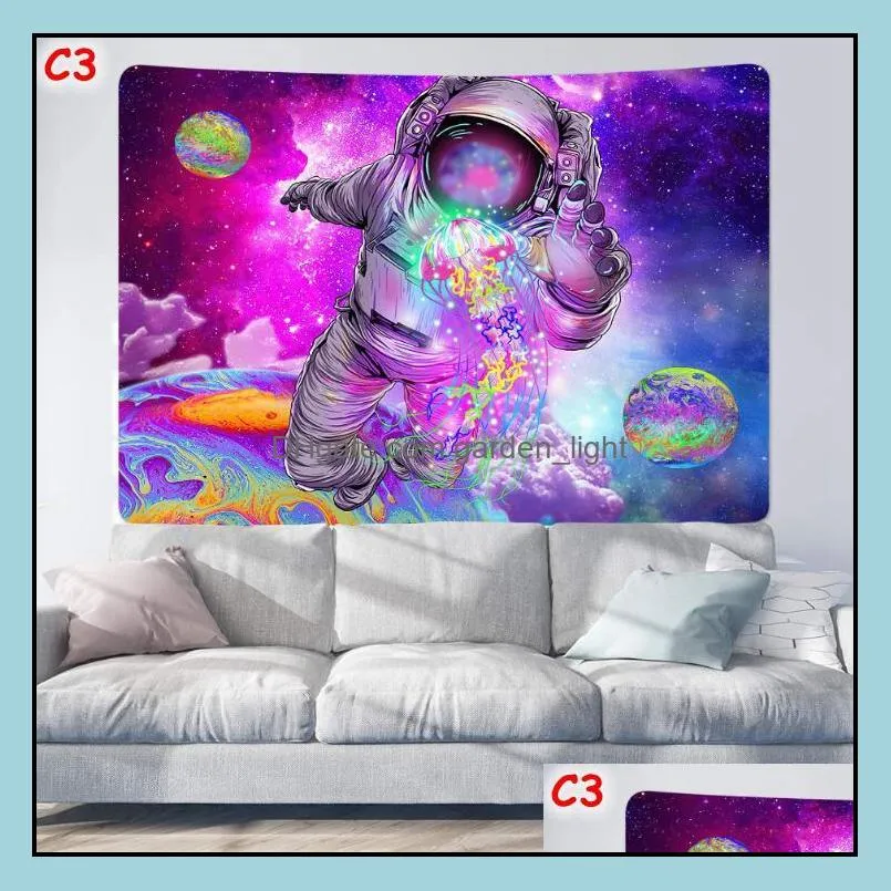 planet tapestry trippy mountain tapestries psychedelic galaxy space tapestry fantasy mushroom tapestries magic river landscape