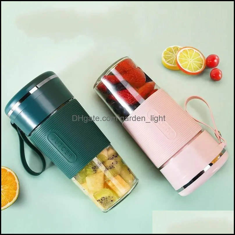 kitchen rechargeable wireless electric fruit juicer bottle portable juice food blender cup mixer lemon citrus orange smoothie squeezer 20220607