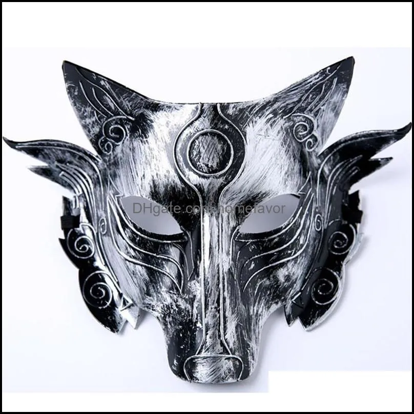 horror wolf head mask halloween party carnaval wolf masquerade cosplay mask halloween party cosplay accessores supply