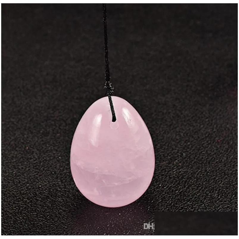 natural rose quartz crystal eggs crystal yoni egg for women kegel exercise vaginal balls massager toys