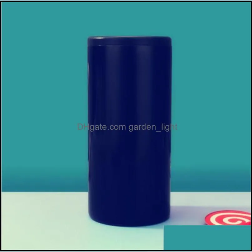 9 styles tumblers 12oz cola cans double wall stainless steel insulated cup vacuum cool down beer bottle portable bottles by sea