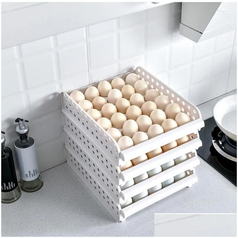 storage bottles household egg containers drawer tray refrigerator rack home kitchen supplies