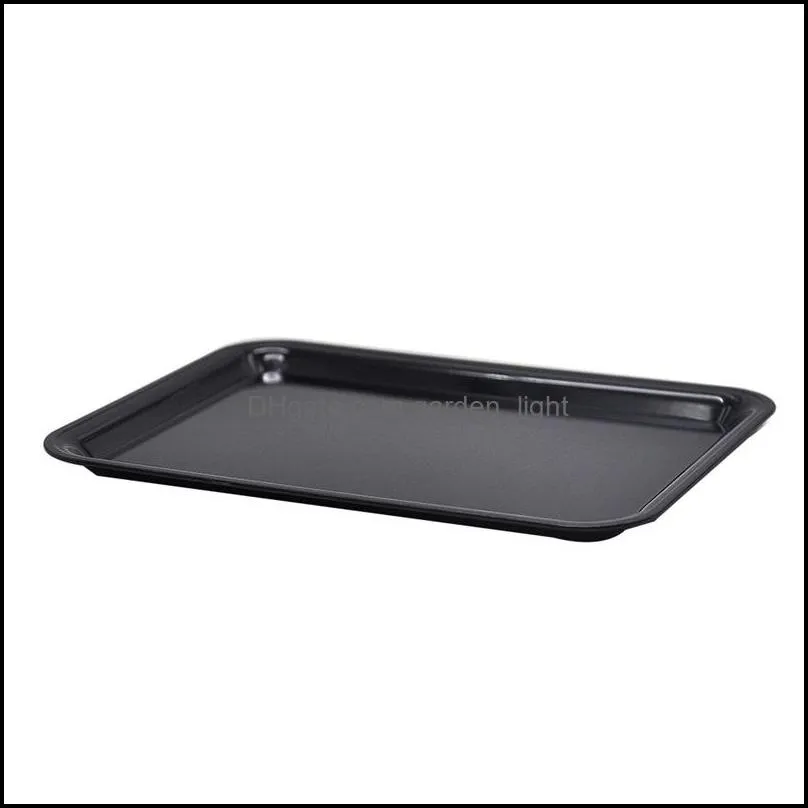 plastic rolling tray ashtray smoke smoking solid color flax rectangle home ashtraies black unbreak office durable bar 3 5kqa m2