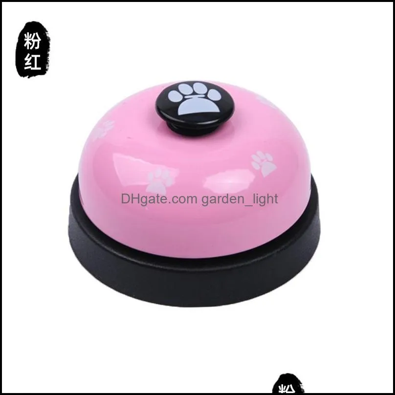 dogs cats pets bell ringer products phonation footprint print dog trainer supplies colorful iron plastic catsupplie 3hha m2