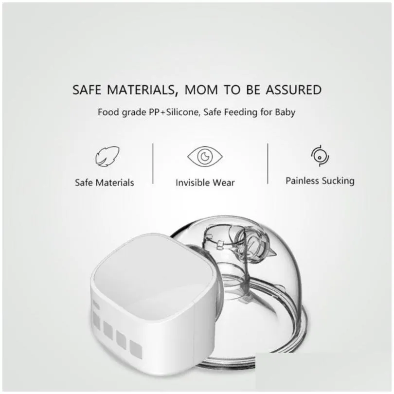 hooks rails usb rechargable hands electric breast pump silent wearable automatic milker portable baby breastfeed milk extractor