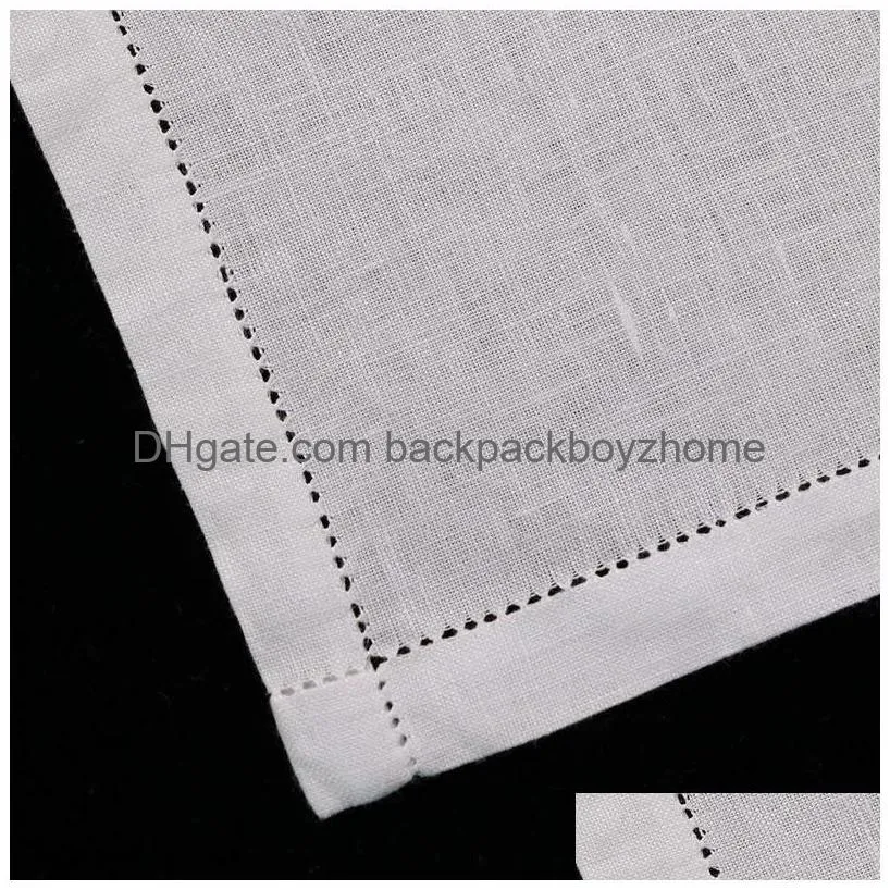 m003 12 pieces white mens handkerchief large 16x16 handmade drawnwork lace linen hanky wedding hankie 201009