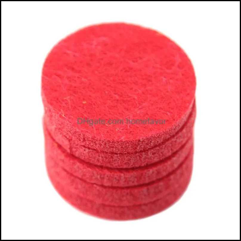 round  oils pads 100pcs/lot dia. 22.5mm round aromatherapy felt pads fit for 30mm  oil diffuser locket