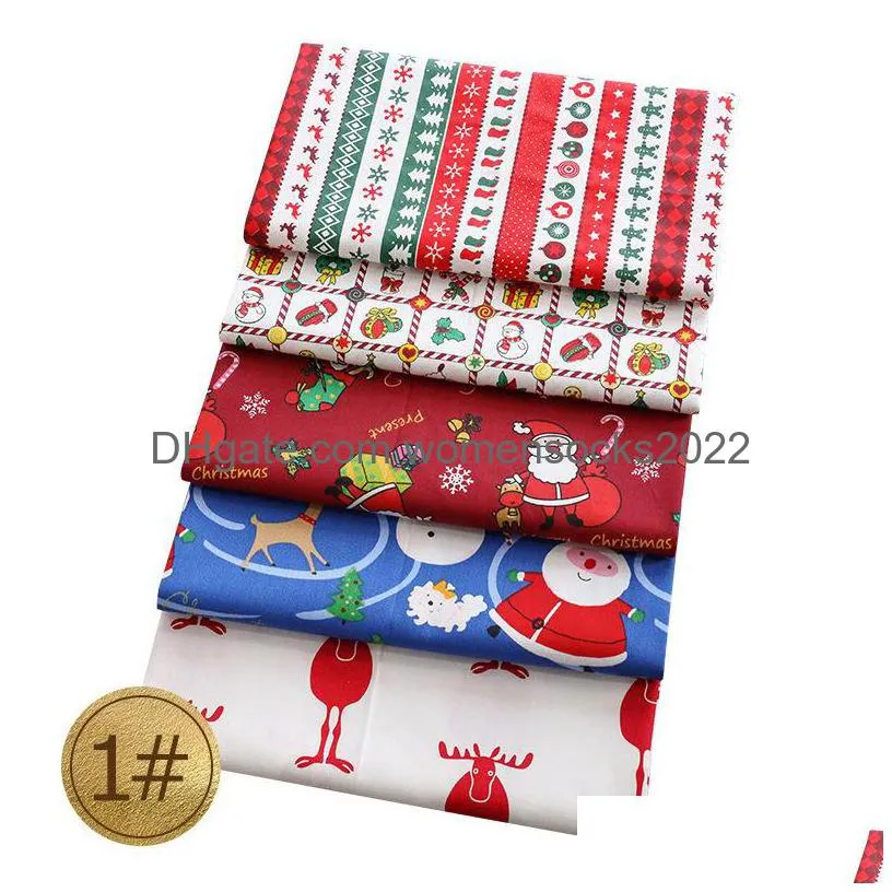 christmas serieswork fabric diy sewing twill 100 cotton fabric for baby clothes bedding textile tilda quilting tissus