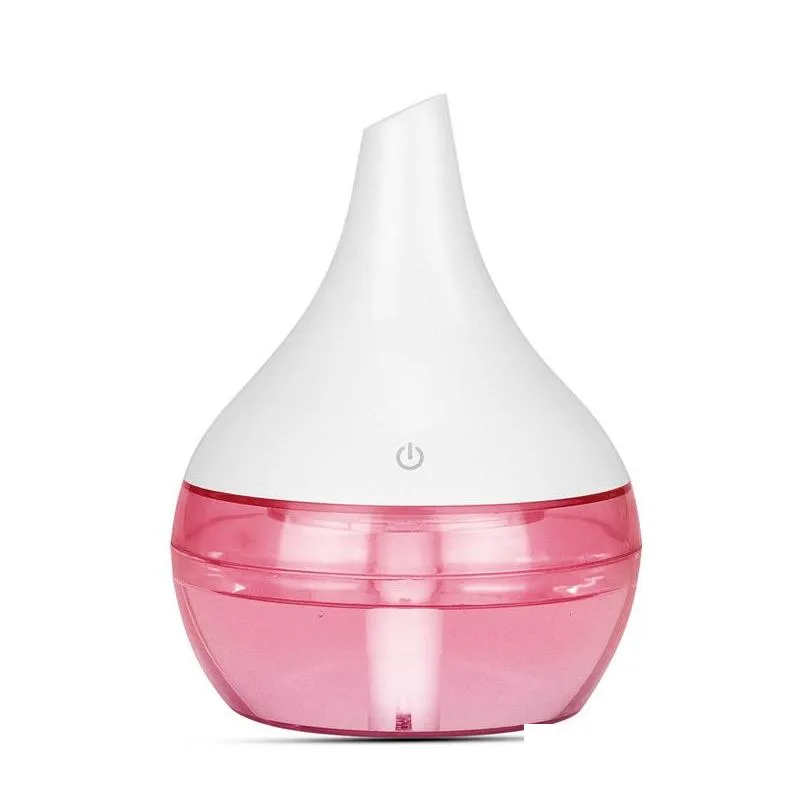 300ml usb aroma diffusers mini ultrasonic air humidifier vase shape atomizer aromatherapy  oil diffuser for home office