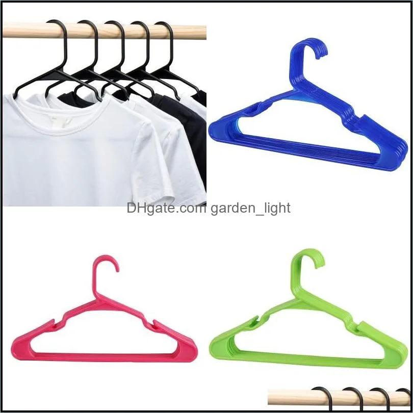 black white plastic coat hanger dry wet dual purpose pp round tube clothes drying support multicolor high quality 0 66lx j2