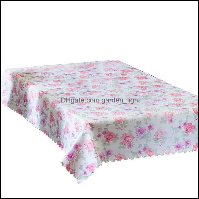 table cloth pvc tablecloth waterproof oilproof wash printing el multifunction dustproof custom