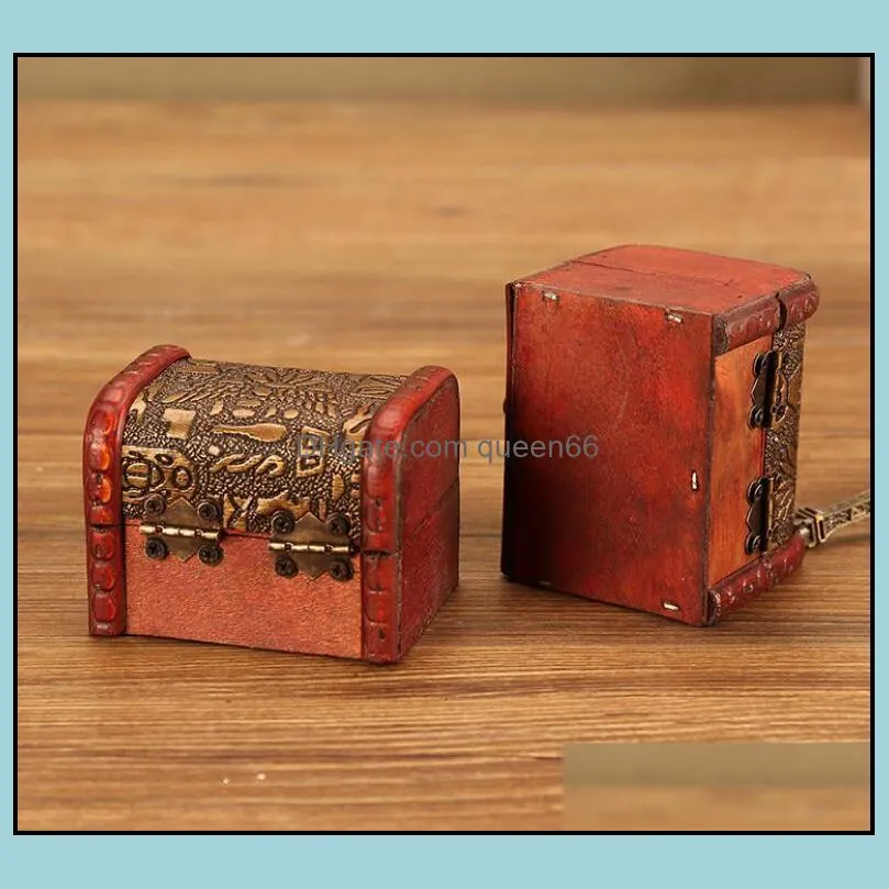 vintage jewelry box organizer storage case mini wood flower pattern metal container handmade wooden small boxes