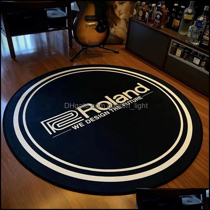 carpets round living room carpet printing nonslip door mat hallway musician bar floor decoration salon moderncarpets