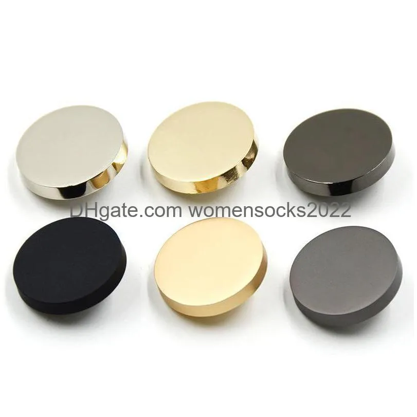 sewing notions 100pcs 10mm 11.5mm 15mm 18mm 20mm 28mm gold button for down jacket suits shirt sewing accessories buttons