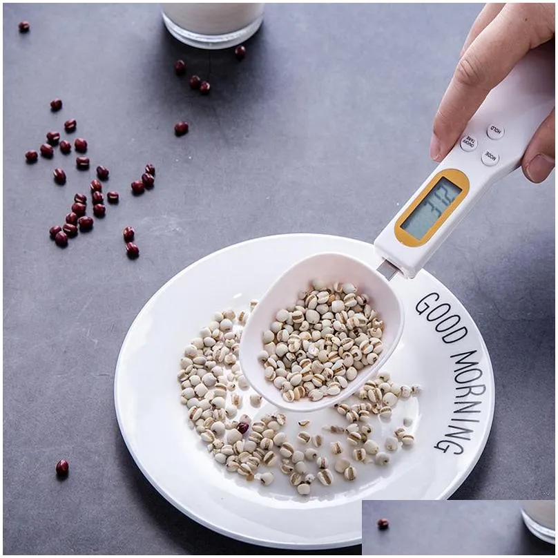 500g/0.1g portable electronic lcd digital measuring spoon household kitchen scale coffee sugar milk powder gram weight scale spoon