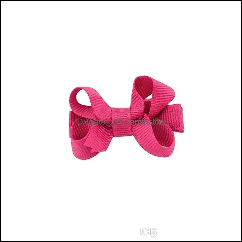 Angel's Face  Small Bow Fiery Red