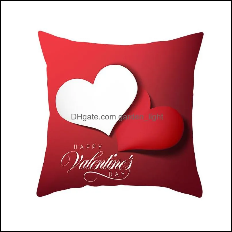 valentine day sofa pillow case 18x18 inches valentines decoration pillow cover couch home wedding office cushion decor rre11500