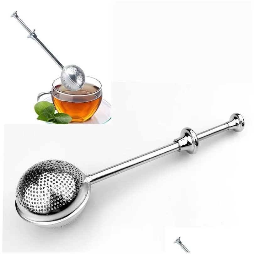 mesh tea strainer stainless steel tea infuser ball reusable metal tea bag filter loose leaf teas strainer for mug teapot teaware