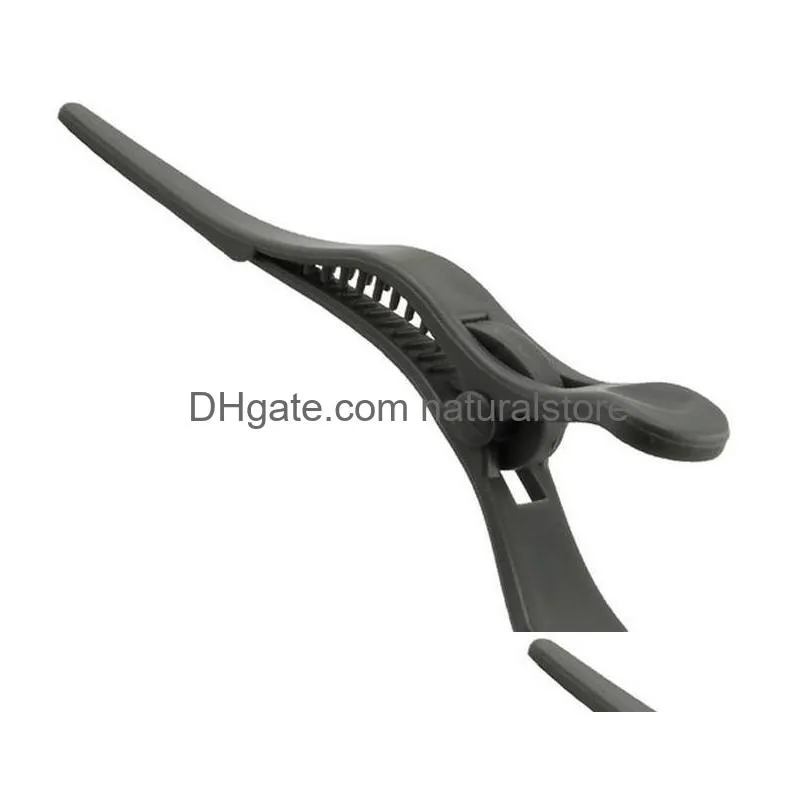 high quality 10 piece hair shark clips hairdresser clip with teeth strong hair section clip for hair styling durable salon clip