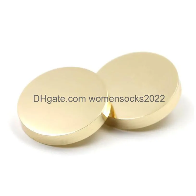 sewing notions 100pcs 10mm 11.5mm 15mm 18mm 20mm 28mm gold button for down jacket suits shirt sewing accessories buttons