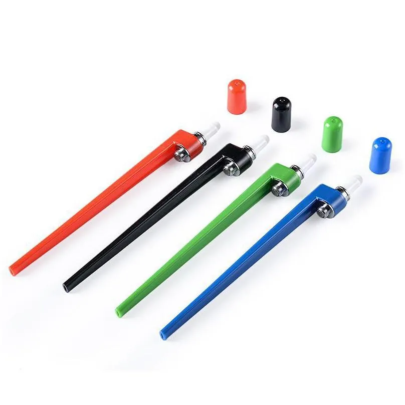 smoking accessories ecigarette straw instant nectar collector pipes water pipe fit nc 510 thread battery concentates wax dab oil ceramic quartz sand coil