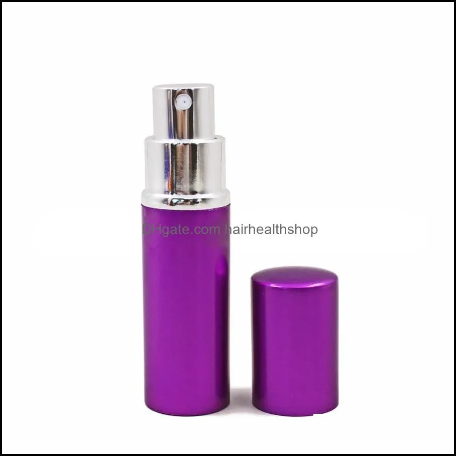 10ml perfume bottle mini portable refillable perfume aluminum atomizer spray bottle traveler empty bottles for cosmetics ljjk25081