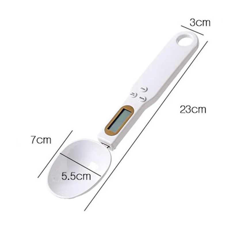 500g/0.1g portable electronic lcd digital measuring spoon household kitchen scale coffee sugar milk powder gram weight scale spoon