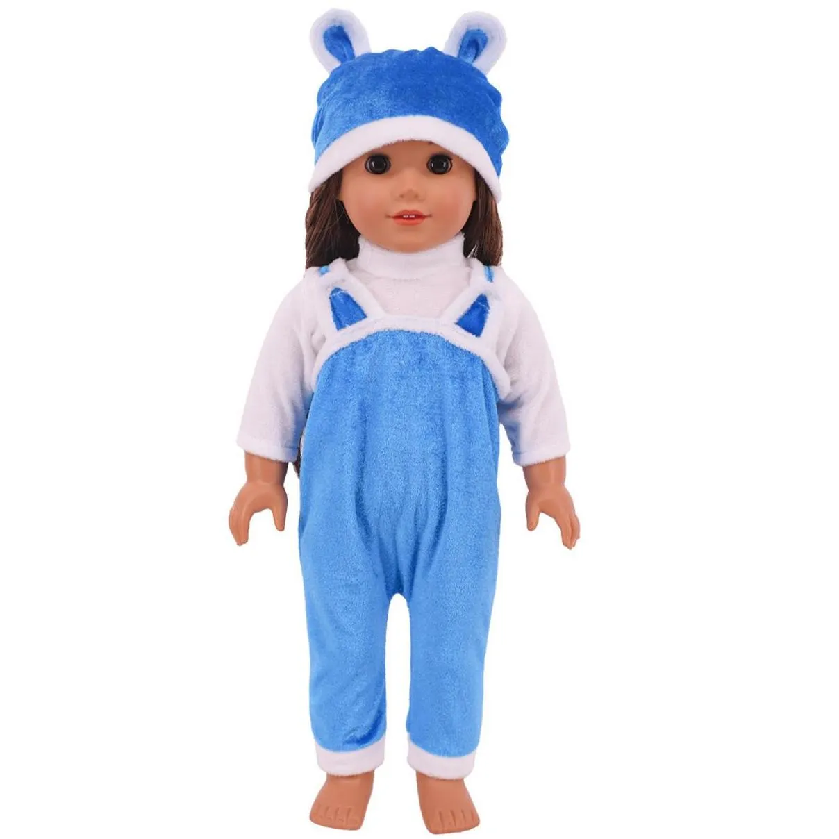 doll clothes casual jumpsuit apparels 46cm/18in american doll outfits costume accessories