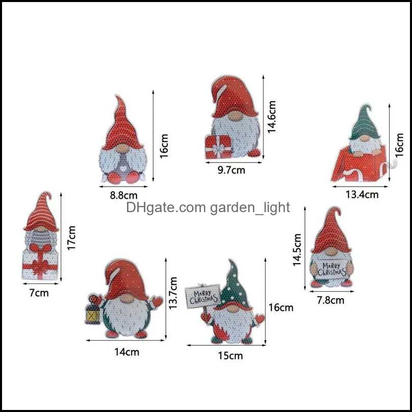 christmas car magnetic stickers light bulb santa claus snowman reflective sticker decorations