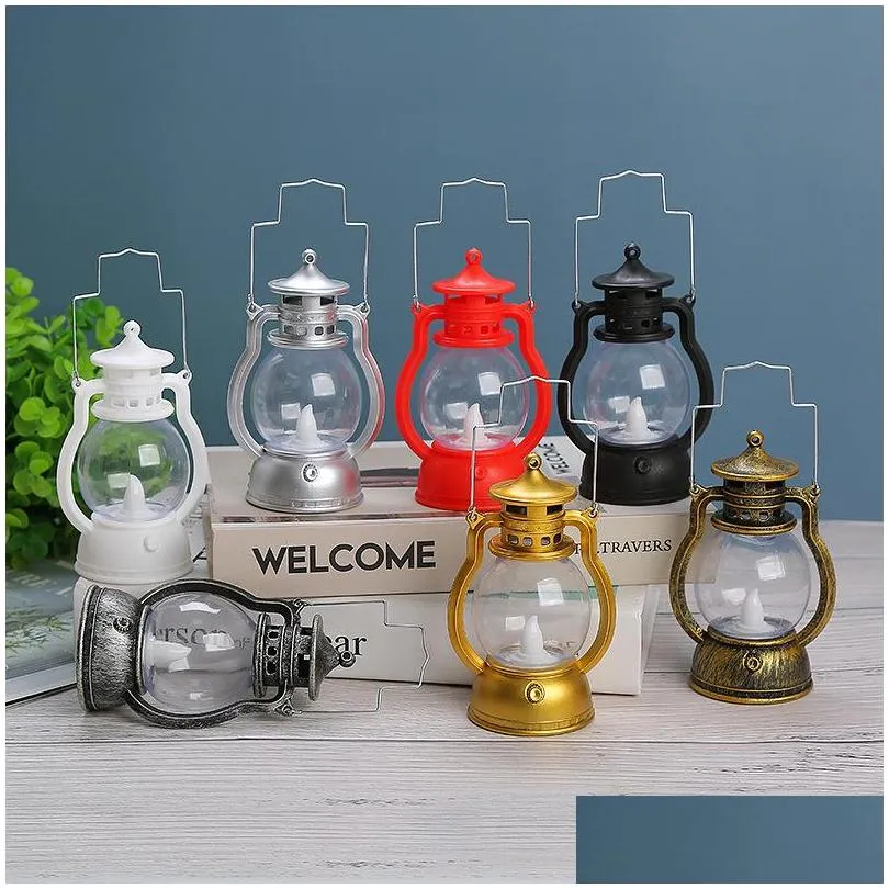 halloween decoration retro small oil lamp christmas gift pony lantern creative bar ghost festival atmosphere layout party night light
