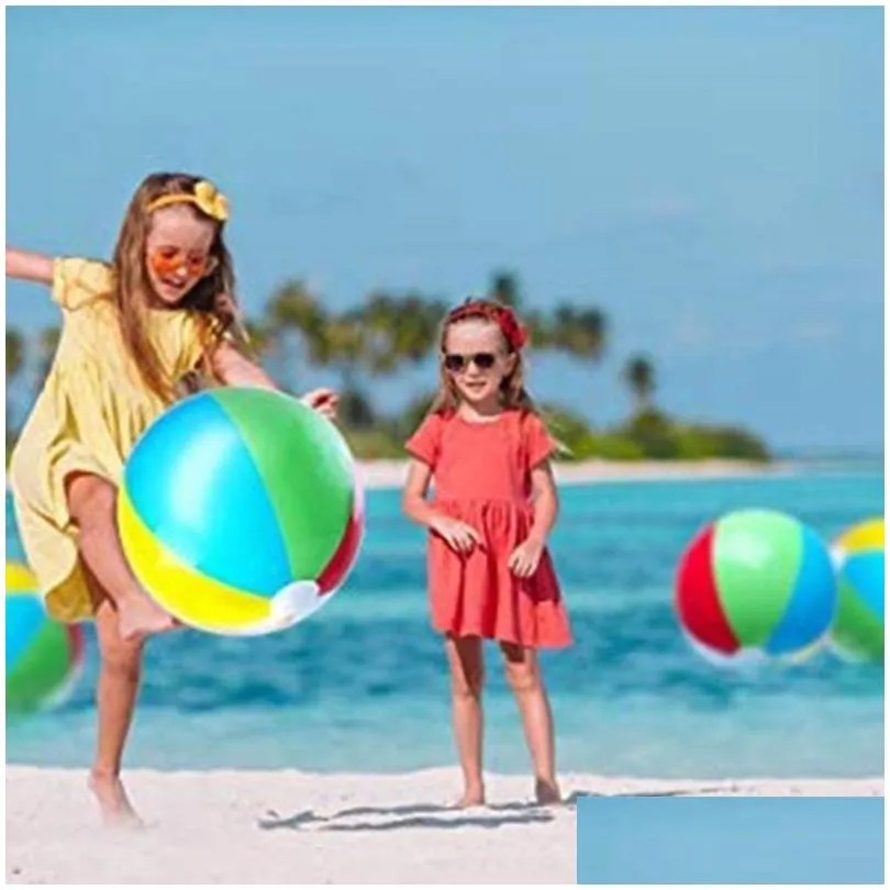 beach ball other pools spashg rainbow inflatable beaches balls pool toys swimming water kids shower bath toy baby outdoor xg0387