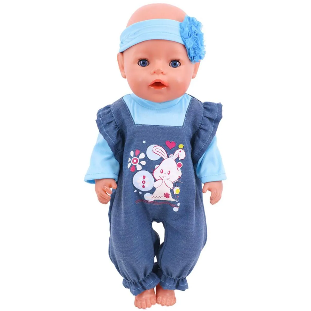 doll clothes casual jumpsuit apparels 46cm/18in american doll outfits costume accessories