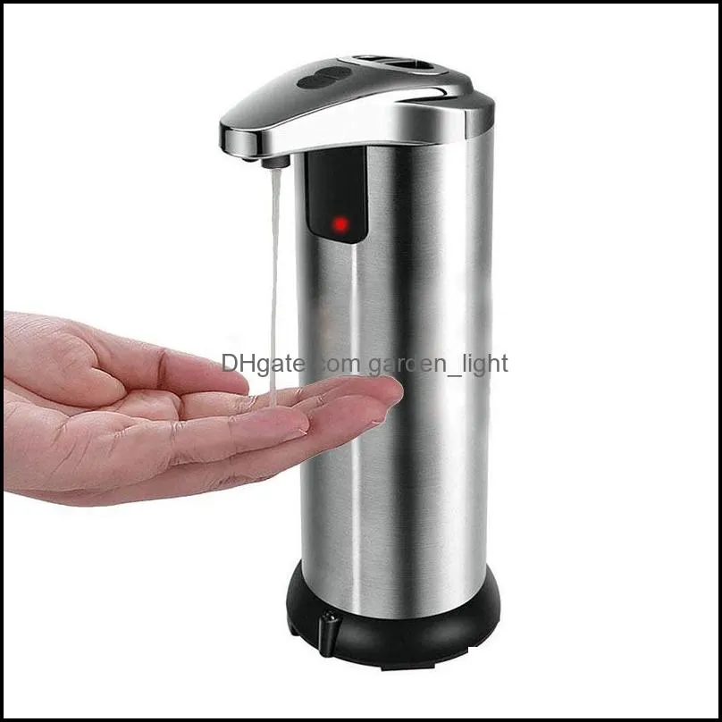 automatic infrared motion sensor stainless steel dish liquid auto hand soap dispenser for bathroom/kitchen waterproof rrf12856