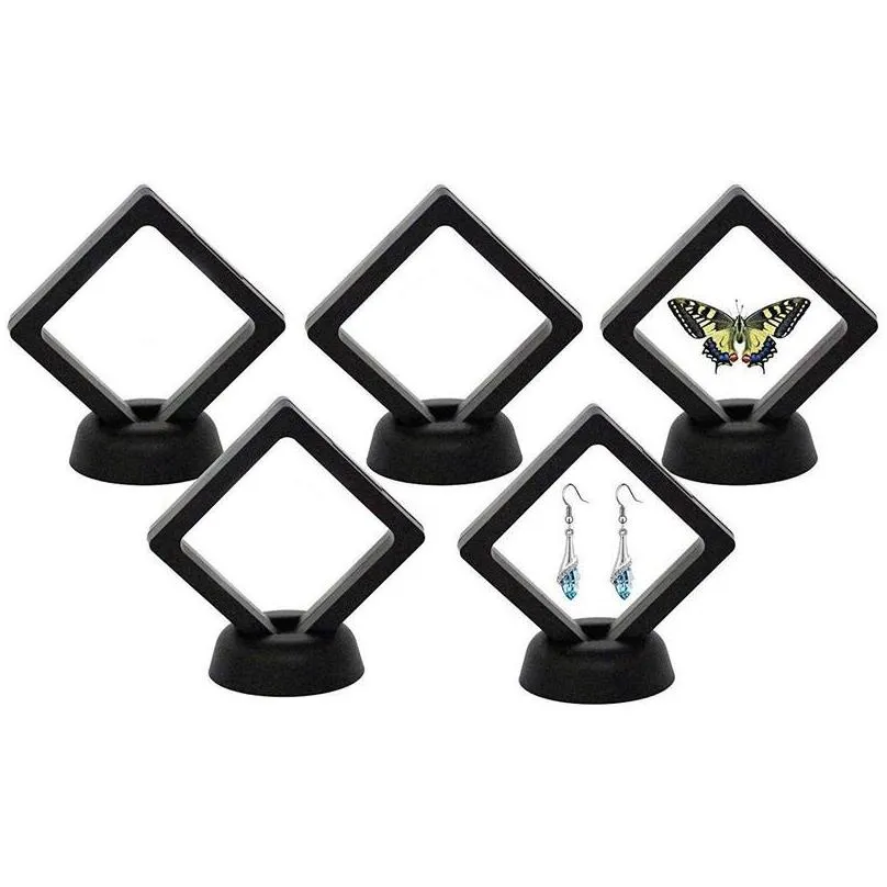 hooks rails coin display boxset of 50 3d floating racks with challenge racks medals jewelry black