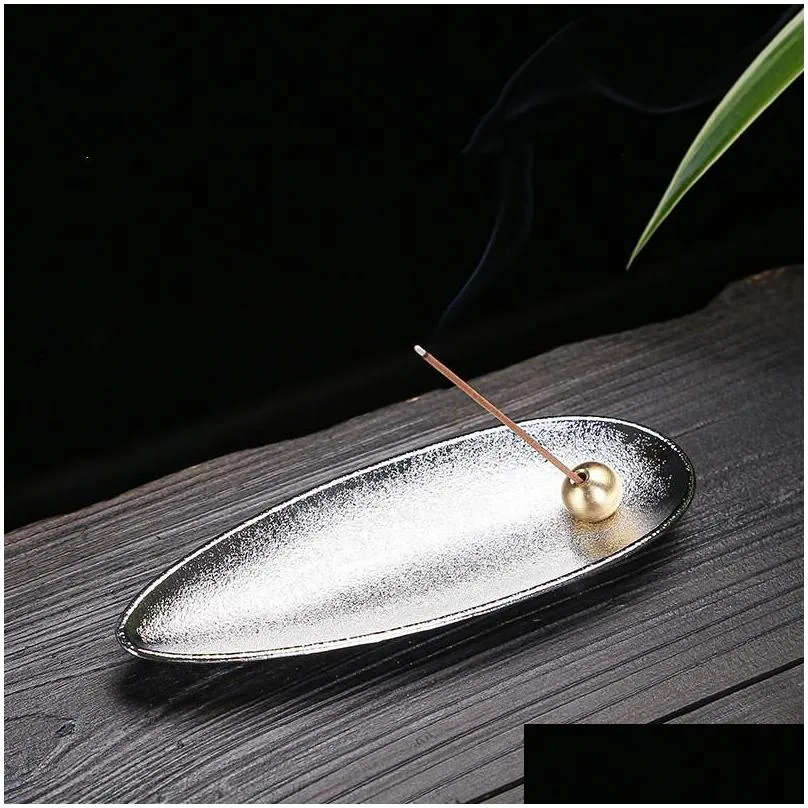 factory fragrance lamps incense holder for sticks with adjustable angle incenses burner tray ash catcher