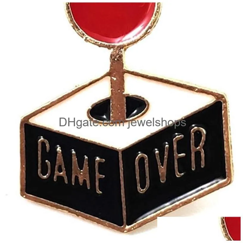 game over console pins brooches cute pins badges lapel pin for your tote bag hat gifts 6145 q2
