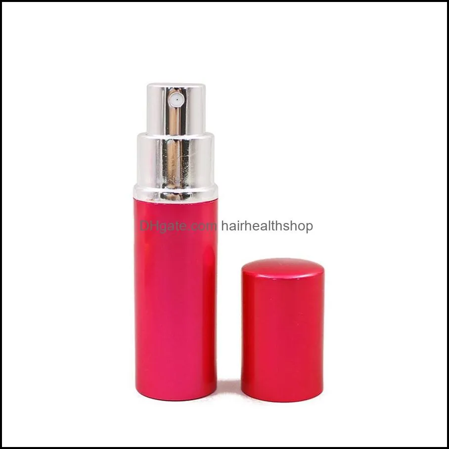10ml perfume bottle mini portable refillable perfume aluminum atomizer spray bottle traveler empty bottles for cosmetics ljjk25081